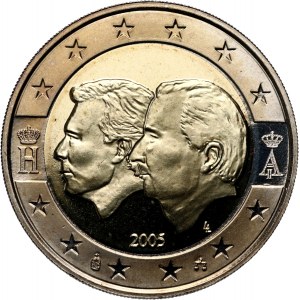 Belgium, 2 Euro 2005, Belgium-Luxembourg Economic Union, PROOF