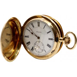 Szwajcaria, złoty zegarek kieszonkowy, sygnowany V.Henri Leuba
