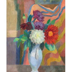 Waclaw Zawadowski (1891-1982), Still life with flowers, ca. 1919