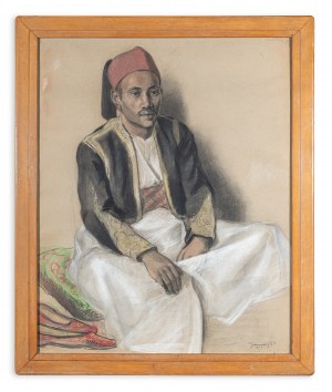 Paul Joanowitch (Paja [Pavle] Jovanović) (1859-1957), Siedzący turek, 1903