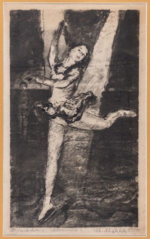 Marian Malina (1922-1985), Łyżwiarka, 1953