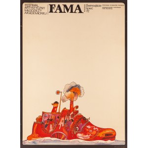 Festiwal Artystyczny Młodzieży Akademickiej FAMA. Świnoujście 72 - proj. Jan SAWKA (1946-2012), 1972
