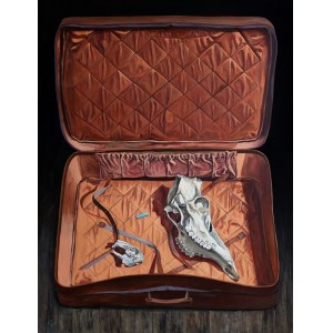 Emil Bucki, Suitcase with Two Skulls