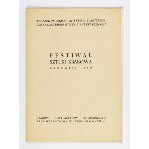 Katalog wystawy, Festiwal Sztuki Krakowa.