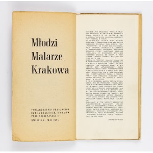 Katalog wystawy, Młodzi Malarze Krakowa