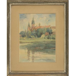 Henryk SAJDAK, Der Fluss Weichsel mit Blick auf den Wawel