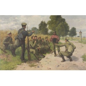 Seweryn BIESZCZAD, Russian soldiers in front of a shrine
