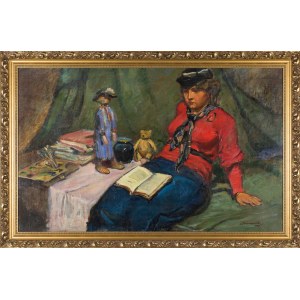 Stefan BRZOZOWSKI, Porträt eines Mädchens