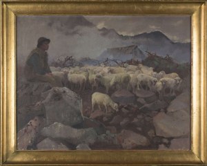Stanisław GAŁEK, Góral z owcami