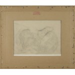 Jan CYBIS, Two dogs - double-sided drawing, 1939