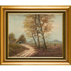 Anthony WALLER (geb. 1932), Landschaft mit Heidekraut