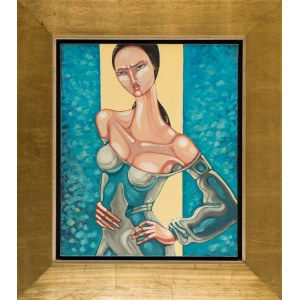 Urszula TEKIELI (geb. 1979), Frau in Blau, 2008