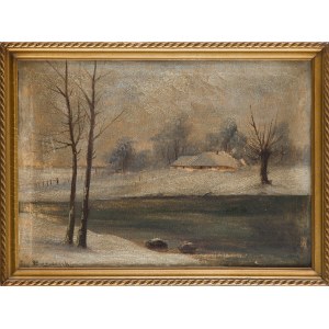 BIESIADECKI (20th century), Winter Landscape