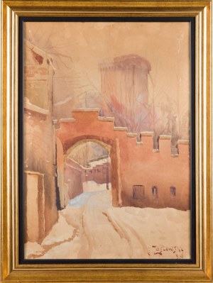 Józef ZASŁOWSKI (XX w.), Brama wjazdowa na Wawel, 1919