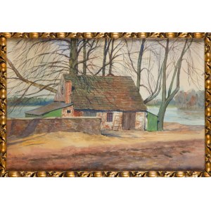 KRUGEL (? 20th century), Old cottage, 1917