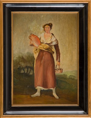 Malarz nieokreślony, europejski (XIX w.?), Wiejska kobieta