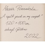 Maria Poznańska (b. 1996, Jaworzno), A Spilt Pinot On My Carpet, 2022