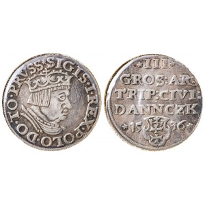 Zygmunt I Stary, Trojak Gdański 1536, Gdańsk