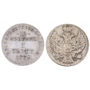 Królestwo Polskie, 15 Kopiejek/1 Złoty 1838
