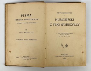 Henryk SIENKIEWICZ - HUMORESKI Z TEKI WORSZY£Y - 1901