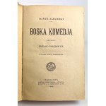 Dante ALIGHIERI - BOŽSKÁ KOMEDIE - Varšava 1909