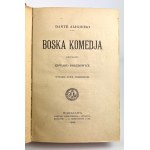 Dante ALIGHIERI - BOSKA KOMEDJA - Warszawa 1909