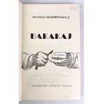 Witold GOMBROWICZ - BAKAKAJ - 1957 [1st edition - Frost].