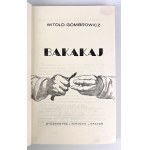 Witold GOMBROWICZ - BAKAKAJ - 1957 [1. Auflage - Frost].