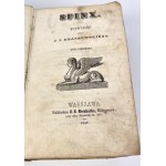 Józef I. KRASZEWSKI - SFINX - 1847 [1. vydání].