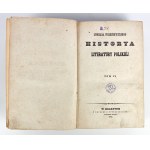 Michał WISZNIEWSKI - GESCHICHTE DER POLNISCHEN LITERATUR - 1844
