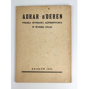 ADRAR N'DEREN - Polská horolezecká expedice ve VYSOKÉM ATLASU - KRAKOV 1935