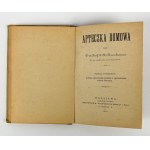 Józef NUSBAUM HILAROWICZ - APTECZKA DOMOWA - Warschau 1884