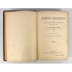 Karol FLUGGE - ZARYS HYGIENA - Warsaw 1910