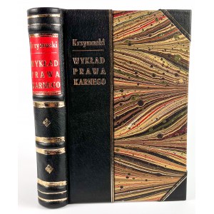 Edmund KRZYMSKI - prednáška z trestného práva - Krakov 1911