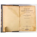 Edmund KRZYMSKI - VORLESUNG DES STRAFRECHTES - Krakau 1911