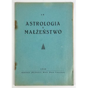 J.R ASTROLÓGIA A MANŽELSTVO - Wisła 1938