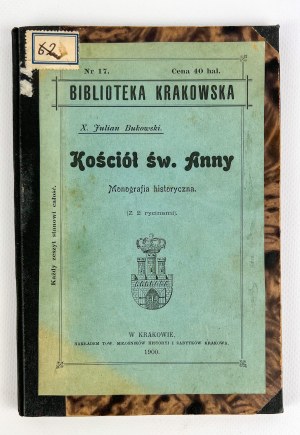 Julian BUKOWSKI - KOŚCIÓŁ ŚW.ANNY - Kraków 1900