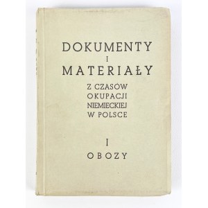 N.BLEMENTAL - DOKUMENTY A MATERIÁLY Z DOB NĚMECKÉ OKUPACE - Lodž 1946