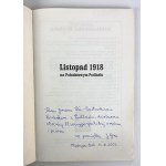 Józef GRESZ - LISTOPAD 1918 NA POŁUDNIOWYM PODLASIU [wspaniała dedykacja]