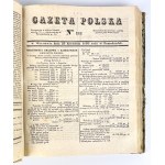 GAZETA POLSKA 1830 - 172 NUMERY - PÓŁROCZNIK - RZADKOŚĆ [oprawa]