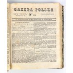 GAZETA POLSKA 1830 - 172 NUMERY - PÓŁROCZNIK - RZADKOŚĆ [oprawa]