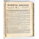 GAZETA POLSKA 1830 - 172 ČÍSEL - Polročná [väzba].