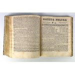 GAZETA POLSKA 1830 - 172 NUMERY - PÓŁROCZNIK - RZADKOŚĆ [oprawa]