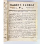 GAZETA POLSKA 1830 - 172 NUMERY - PÓŁROCZNIK - RZADKOŚĆ [oprawa]