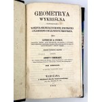 L.FOURCY - EXECUTIVE GEOMETRY - Warsaw 1849