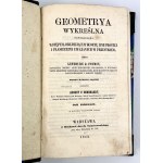 L.FOURCY - GEOMETRIA WYKREŚLNA - Varšava 1849