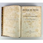 Henri BORDIER - HISTORIA FRANCJI - HISTOIRE DE FRANCE - Paryż 1864
