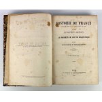 Henri BORDIER - HISTORIA FRANCJI - HISTOIRE DE FRANCE - Paryż 1864