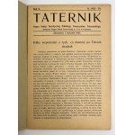 TATERNIK - Organ der Touristischen Sektion der Tatra-Gesellschaft - Lviv 1925