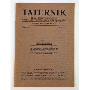 TATERNIK - Organ of the Tourist Section of the Tatra Society - Lviv 1935